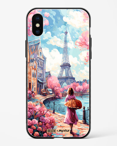 Pastel Paris Impressions [BREATHE] Glass Case Phone Cover (Apple)