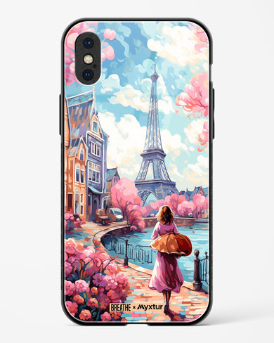 Pastel Paris Impressions [BREATHE] Glass Case Phone Cover (Apple)