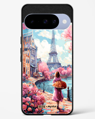 Pastel Paris Impressions [BREATHE] Glass Case Phone Cover (Google)