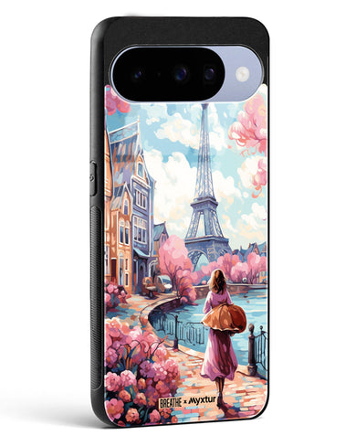 Pastel Paris Impressions [BREATHE] Glass Case Phone Cover (Google)