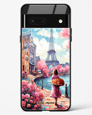 Pastel Paris Impressions [BREATHE] Glass Case Phone Cover-(Google)