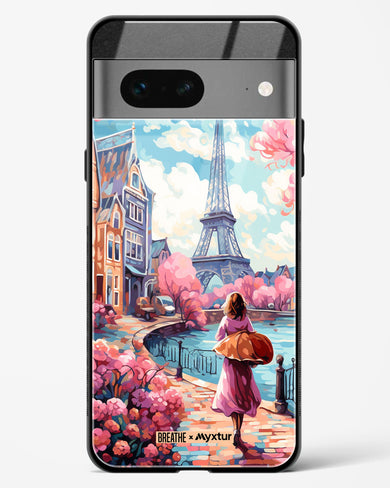 Pastel Paris Impressions [BREATHE] Glass Case Phone Cover (Google)