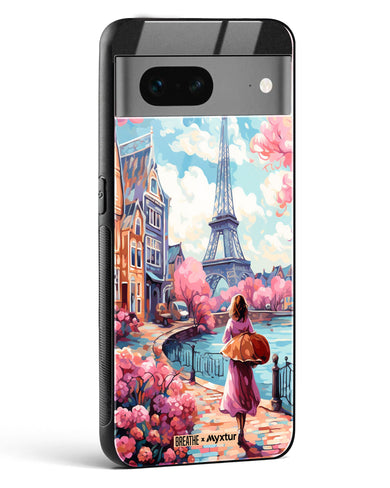 Pastel Paris Impressions [BREATHE] Glass Case Phone Cover (Google)