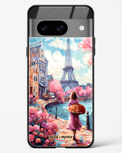 Pastel Paris Impressions [BREATHE] Glass Case Phone Cover (Google)