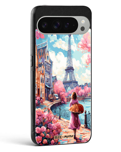 Pastel Paris Impressions [BREATHE] Glass Case Phone Cover (Google)