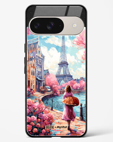 Pastel Paris Impressions [BREATHE] Glass Case Phone Cover (Google)