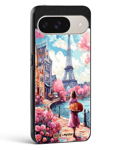 Pastel Paris Impressions [BREATHE] Glass Case Phone Cover (Google)