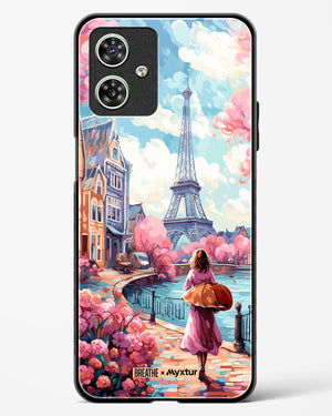 Pastel Paris Impressions [BREATHE] Glass Case Phone Cover (Motorola)