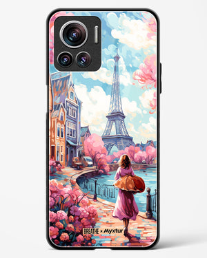 Pastel Paris Impressions [BREATHE] Glass Case Phone Cover (Motorola)