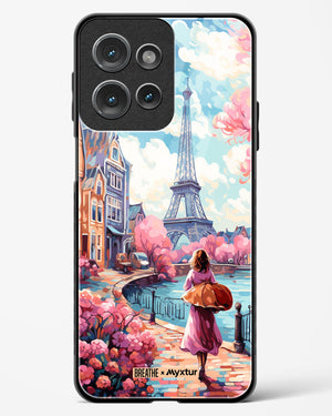 Pastel Paris Impressions [BREATHE] Glass Case Phone Cover (Motorola)