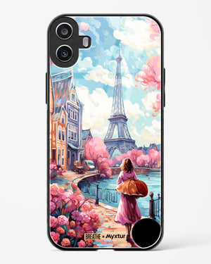 Pastel Paris Impressions [BREATHE] Glass Case Phone Cover (Nothing)