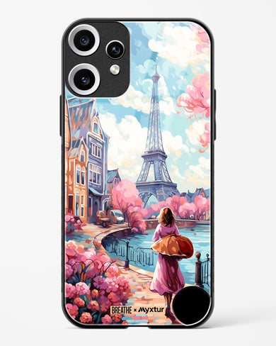 Pastel Paris Impressions [BREATHE] Glass Case Phone Cover (Nothing)