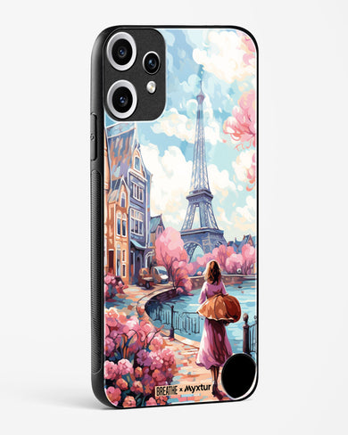 Pastel Paris Impressions [BREATHE] Glass Case Phone Cover (Nothing)