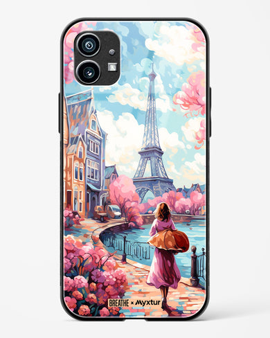 Pastel Paris Impressions [BREATHE] Glass Case Phone Cover (Nothing)