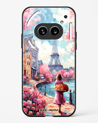 Pastel Paris Impressions [BREATHE] Glass Case Phone Cover (Nothing)