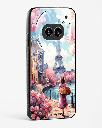Pastel Paris Impressions [BREATHE] Glass Case Phone Cover (Nothing)