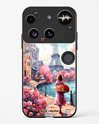 Pastel Paris Impressions [BREATHE] Glass Case Phone Cover (Nothing)