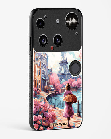 Pastel Paris Impressions [BREATHE] Glass Case Phone Cover (Nothing)