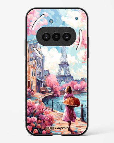 Pastel Paris Impressions [BREATHE] Glass Case Phone Cover (Nothing)