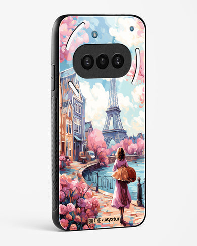 Pastel Paris Impressions [BREATHE] Glass Case Phone Cover (Nothing)