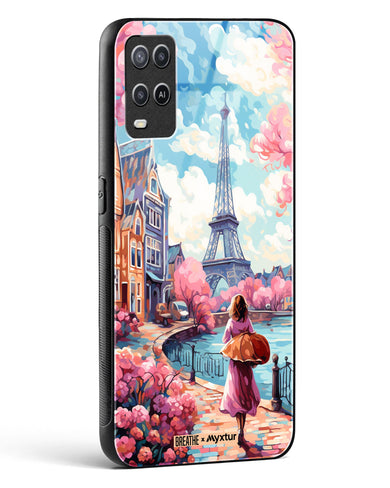 Pastel Paris Impressions [BREATHE] Glass Case Phone Cover (Oppo)