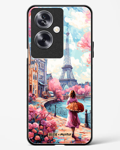 Pastel Paris Impressions [BREATHE] Glass Case Phone Cover (Oppo)