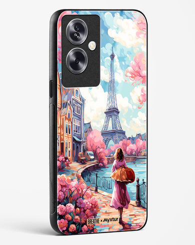 Pastel Paris Impressions [BREATHE] Glass Case Phone Cover (Oppo)