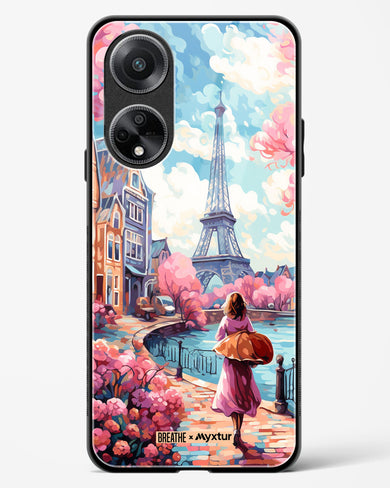 Pastel Paris Impressions [BREATHE] Glass Case Phone Cover (Oppo)