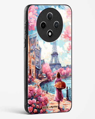 Pastel Paris Impressions [BREATHE] Glass Case Phone Cover (Oppo)