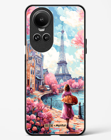 Pastel Paris Impressions [BREATHE] Glass Case Phone Cover (Oppo)