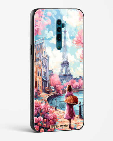 Pastel Paris Impressions [BREATHE] Glass Case Phone Cover (Oppo)
