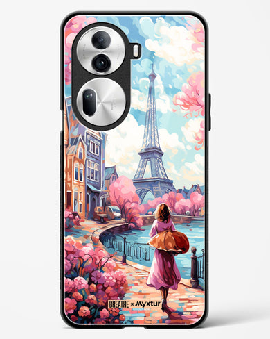 Pastel Paris Impressions [BREATHE] Glass Case Phone Cover (Oppo)