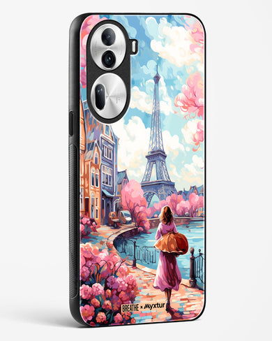 Pastel Paris Impressions [BREATHE] Glass Case Phone Cover (Oppo)