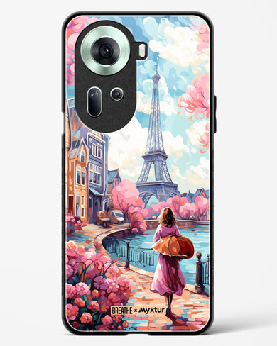 Pastel Paris Impressions [BREATHE] Glass Case Phone Cover (Oppo)