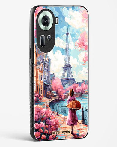 Pastel Paris Impressions [BREATHE] Glass Case Phone Cover (Oppo)