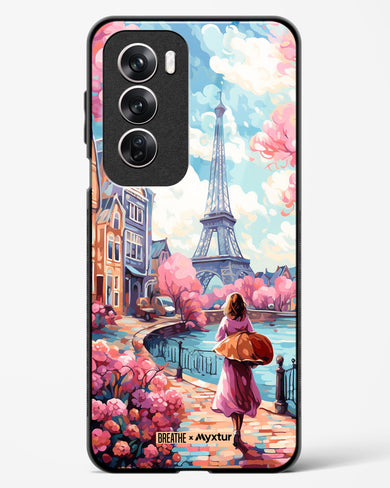 Pastel Paris Impressions [BREATHE] Glass Case Phone Cover (Oppo)