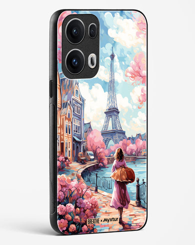 Pastel Paris Impressions [BREATHE] Glass Case Phone Cover (Oppo)