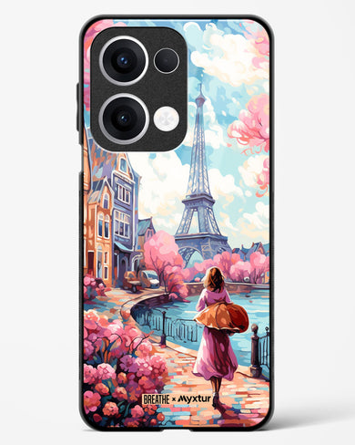 Pastel Paris Impressions [BREATHE] Glass Case Phone Cover (Oppo)