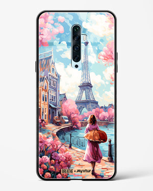 Pastel Paris Impressions [BREATHE] Glass Case Phone Cover-(Oppo)