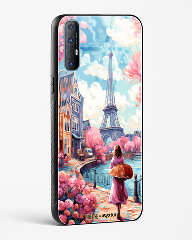 Pastel Paris Impressions [BREATHE] Glass Case Phone Cover (Oppo)