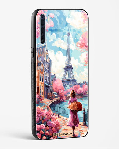 Pastel Paris Impressions [BREATHE] Glass Case Phone Cover (Oppo)