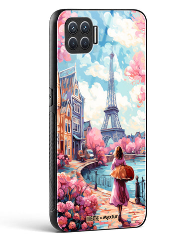 Pastel Paris Impressions [BREATHE] Glass Case Phone Cover (Oppo)