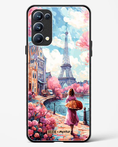 Pastel Paris Impressions [BREATHE] Glass Case Phone Cover (Oppo)