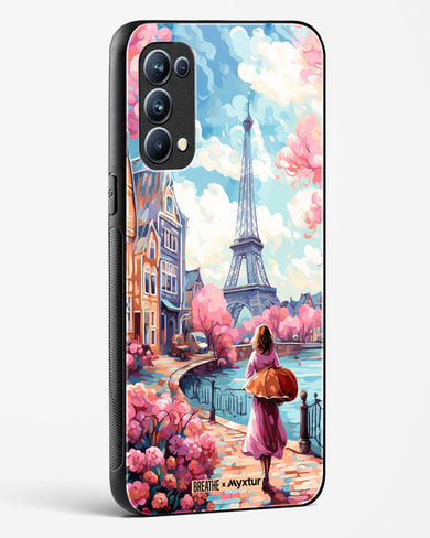 Pastel Paris Impressions [BREATHE] Glass Case Phone Cover (Oppo)