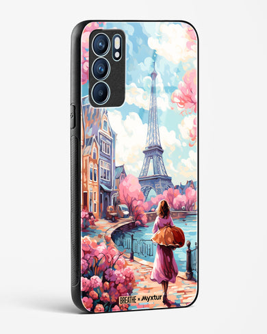 Pastel Paris Impressions [BREATHE] Glass Case Phone Cover (Oppo)