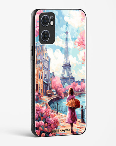 Pastel Paris Impressions [BREATHE] Glass Case Phone Cover (Oppo)