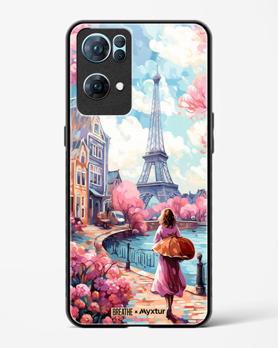 Pastel Paris Impressions [BREATHE] Glass Case Phone Cover (Oppo)