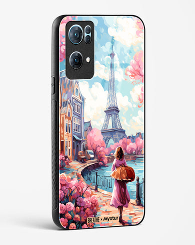 Pastel Paris Impressions [BREATHE] Glass Case Phone Cover (Oppo)