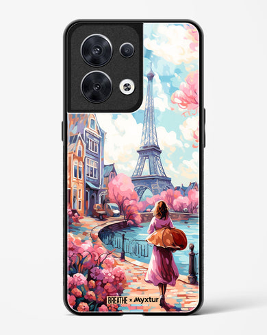 Pastel Paris Impressions [BREATHE] Glass Case Phone Cover (Oppo)