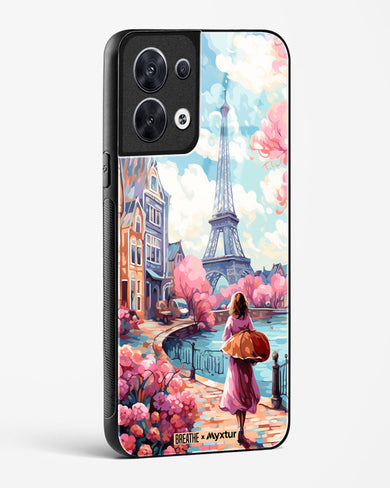 Pastel Paris Impressions [BREATHE] Glass Case Phone Cover (Oppo)